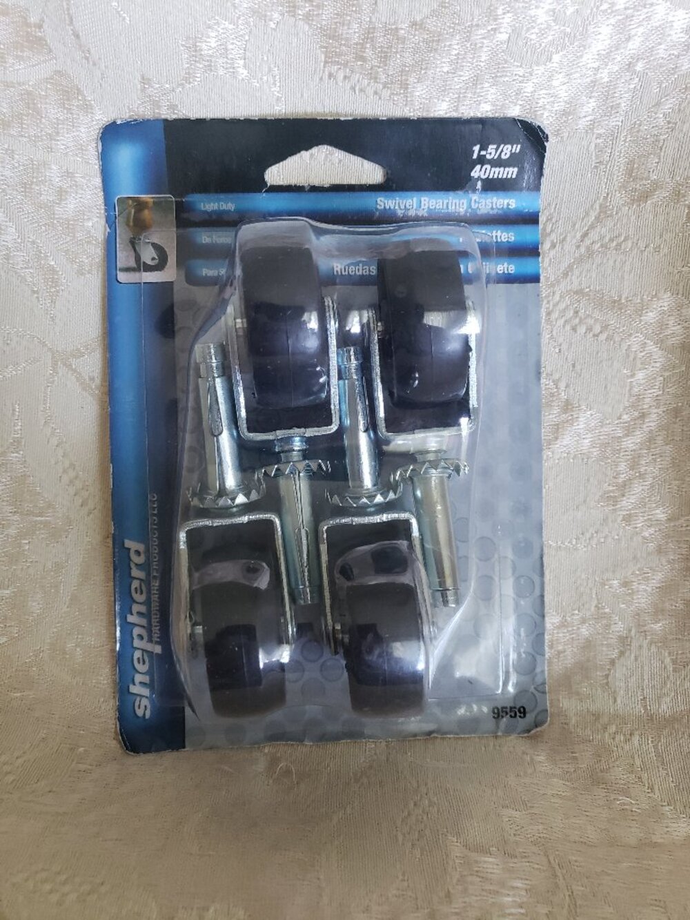 Shepherd Swivel Bearing Casters 1-5/8" 40mm Light Duty